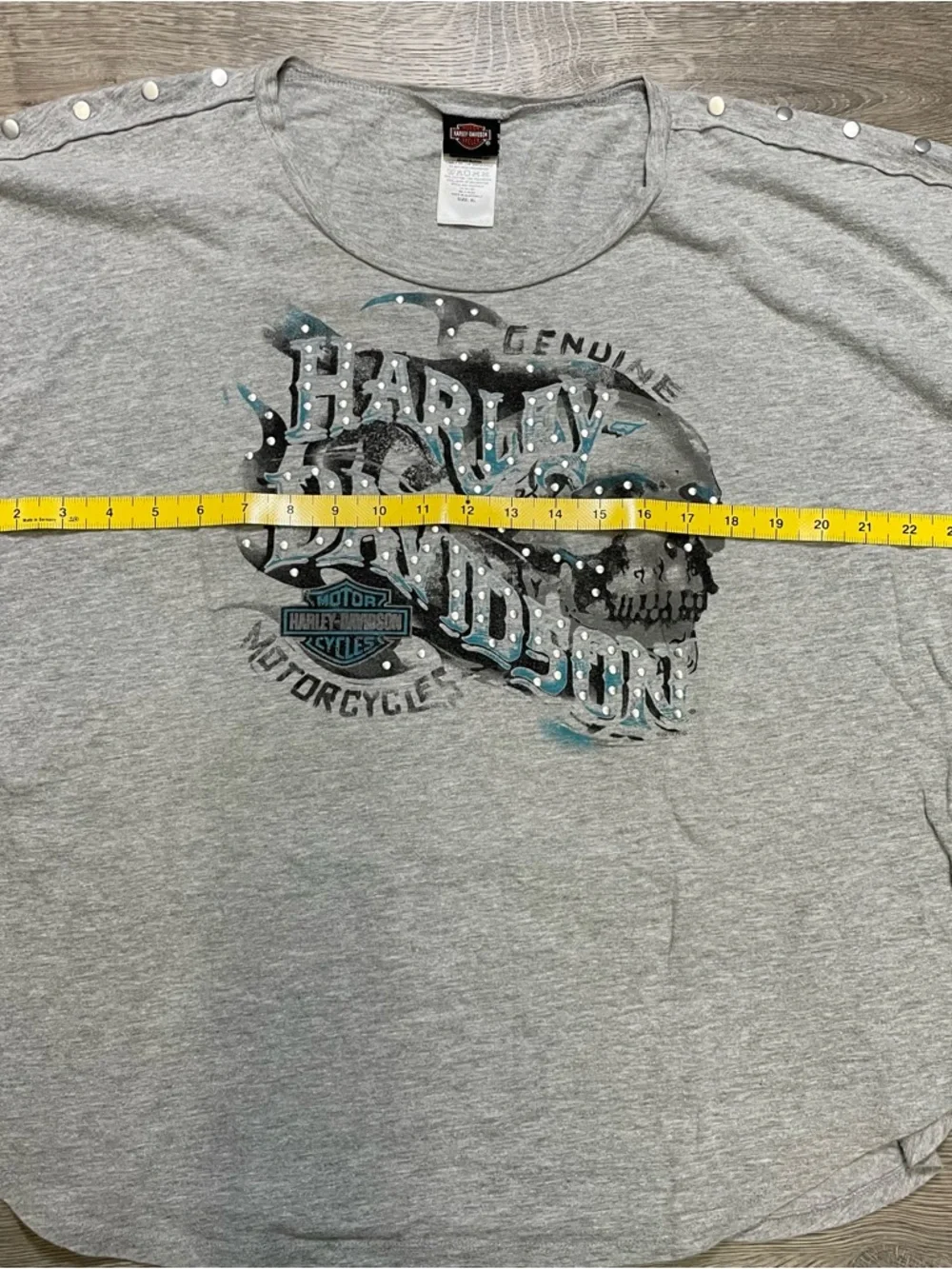 Harley-Davidson Bling Skull Tee XL Vision Harley-Davidson Repentigny QC - Picture 8 of 9